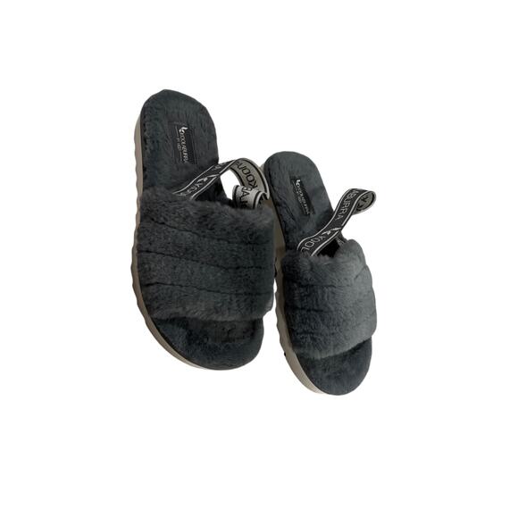 Ugg Koolaburra Grey Platform Slippers - Size ~ 8 - Picture 2 of 5